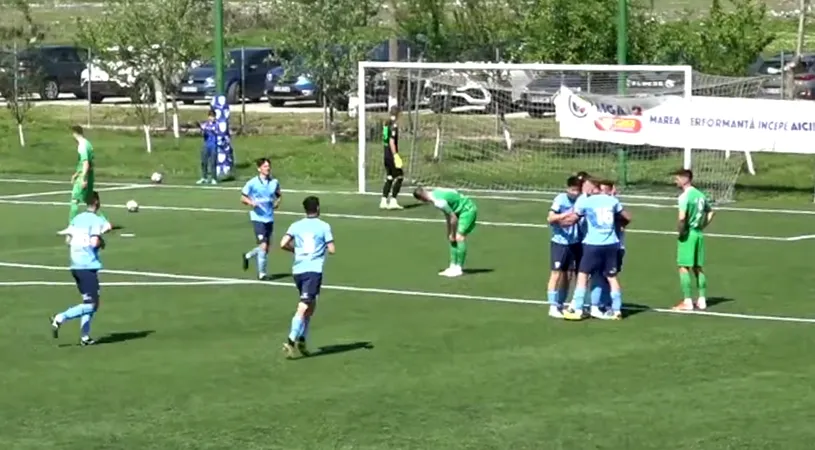 VIDEO | Cel mai rapid gol din acest sezon de Liga 2, marcat de Progresul Spartac în penultima etapă din play-out. Secunda în care s-a înscris