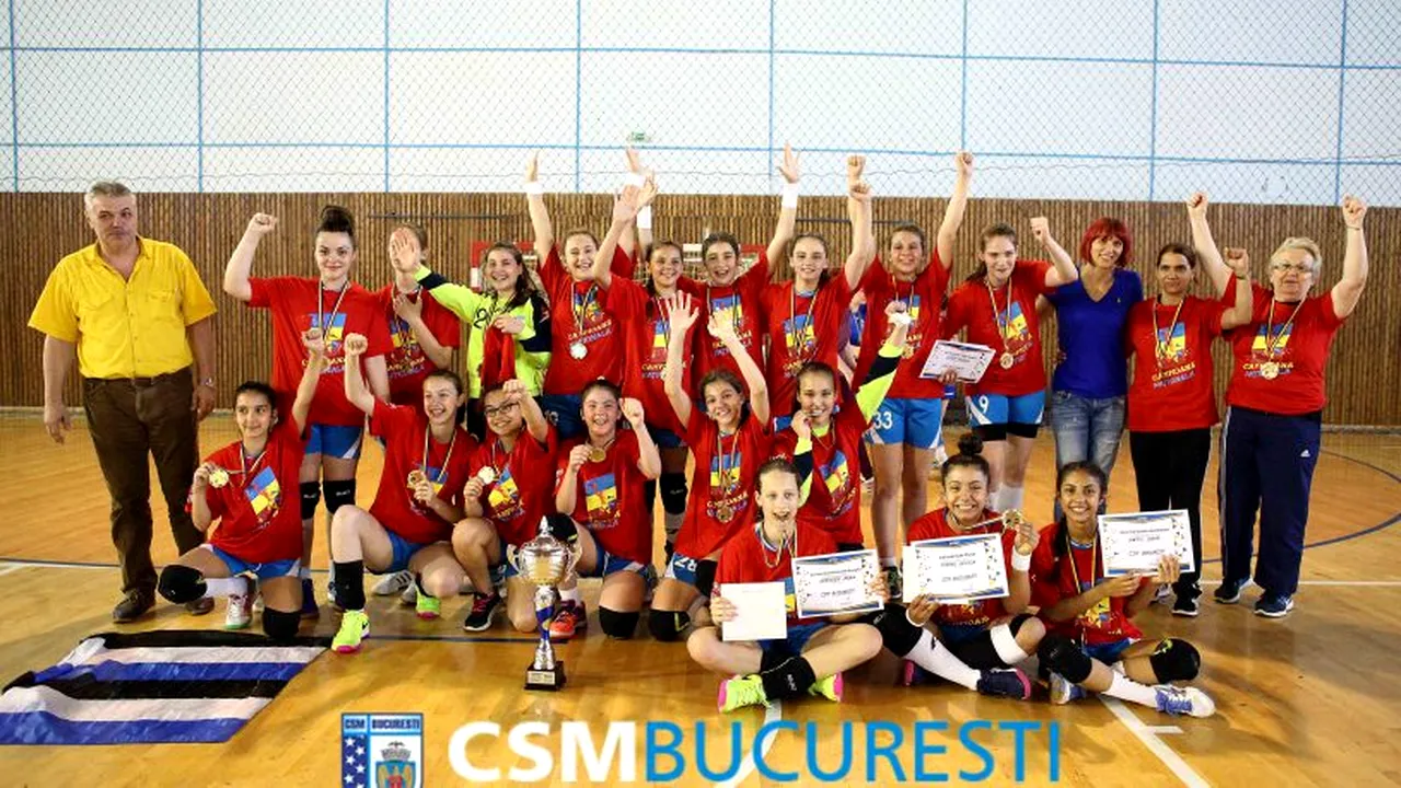 CSM București, gruparea numărul 1 în sectorul juvenil: 5 titluri din 8 posibile. Clubul din capitală a cucerit 80% din titlurile puse în joc în handbalul feminin. Localitatea surpriză cu medalie în 2017 are sub 1.000 de locuitori 