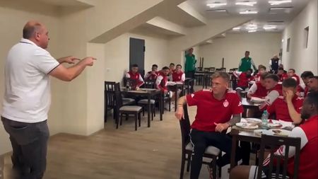 VIDEO „Poate să curgă sânge pe teren, nu e problemă!”. Discursul șocant al lui Laszlo Dioszegi în fața jucătorilor, înainte de meciul anului pentru Sepsi OSK