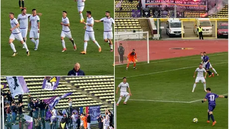 FC Argeș și-a luat revanșa în fața Politehnicii.** Piteștenii au câștigat derby-ul alb-violet chiar dacă au avut om eliminat, pentru al treilea joc consecutiv