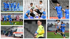 Călcâiul lui Taub, capul lui Luchin și glezna lui Paraschiv! Viitorul Pandurii, în semifinalele Cupei României după ce elimină ”U” Cluj pe Cluj Arena