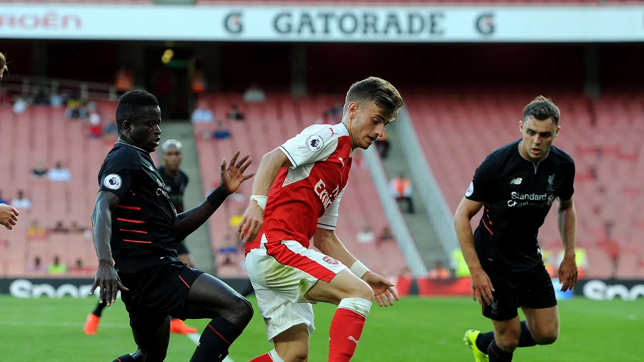 VIDEO | Gol spectaculos marcat de Vlad Dragomir a marcat pentru Arsenal U18