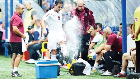 Scandal la Rapid! Ilijoski ar putea fi dat afară:** "Nu va mai avea viață cu Sabău!" Ce s-a întâmplat și cum se apără atacantul