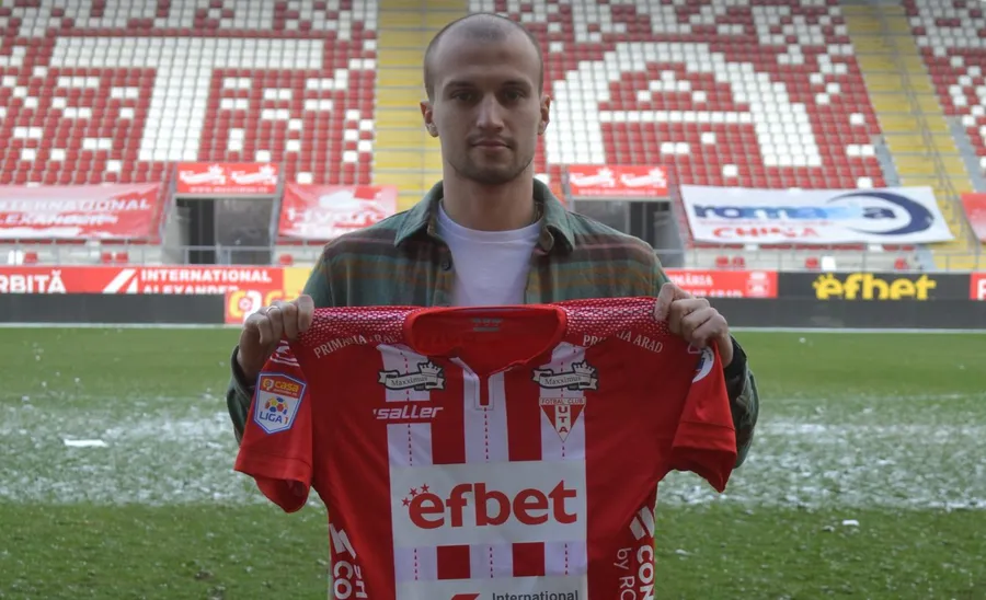 Evgeniy Shlyakov, noul transfer de la UTA Arad, este doar al treilea jucător rus din istoria Ligii 1