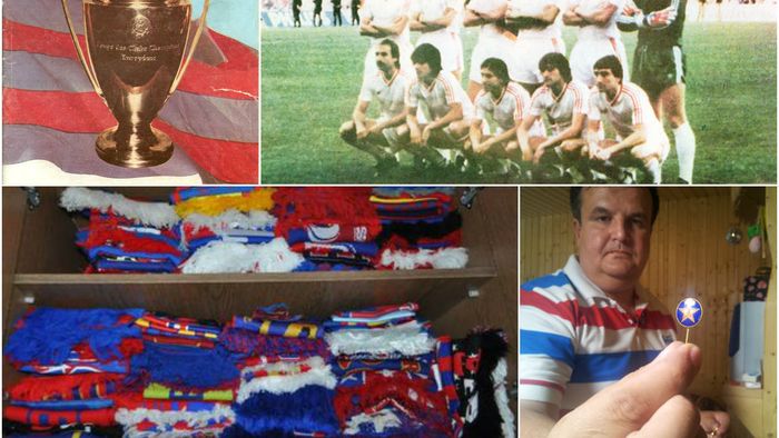 REMEMBER 7 MAI | O colecție impresionantă a unui fan stelist poate asigura "arsenalul" pentru un veritabil muzeu al Stelei. VIDEO | "Emblema cu care s-a câștigat Cupa Campionilor e de neprețuit"
