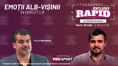 "EXCLUSIV RAPID" cu Ionescu și Bornescu