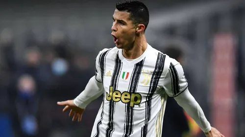 Cristiano Ronaldo, „maximo goleador”! Starul lui Juventus, dublă cu Inter în semifinalele Cupei Italiei! Recorduri fabuloase + Ionuț Radu și Drăgușin, rezerve