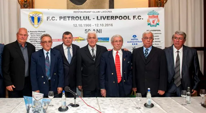 Gloriile Petrolului** au fost sărbătorite la 50 de ani de la victoria cu Liverpool VIDEO