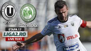 Victorie în ultimele minute! ”U” Cluj a întors scorul in extremis cu Concordia Chiajna și resimte gustul victoriei pe teren propriu