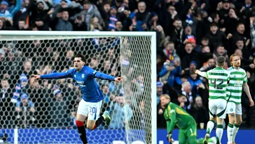 Nota primită de Ianis Hagi după Rangers – Celtic 3-0. A dat gol și a fost omul meciului