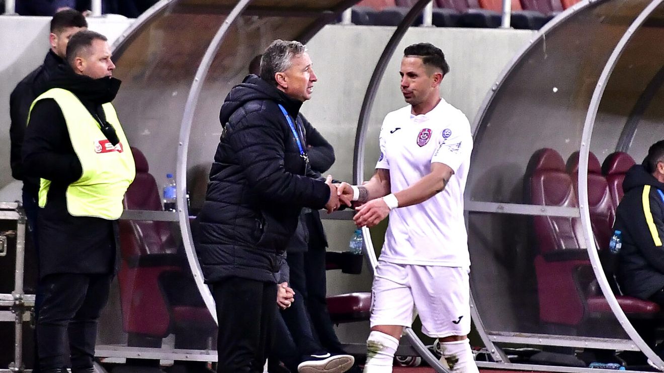 Ciprian Deac, explicații după momentul tensionat dintre el și Dan Petrescu. „Am fost supărat că nu mai rămâneam pe teren!”