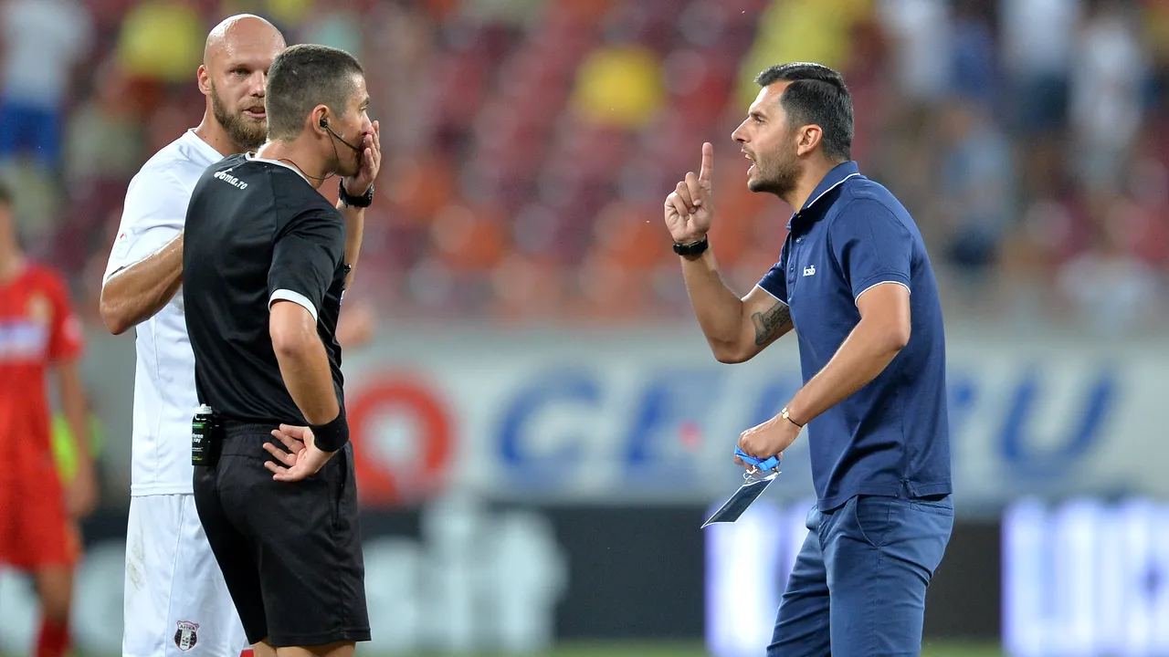 Meciul dintre Astra și FCSB va fi condus de arbitrul care a avut un debut de coșmar în Liga 1