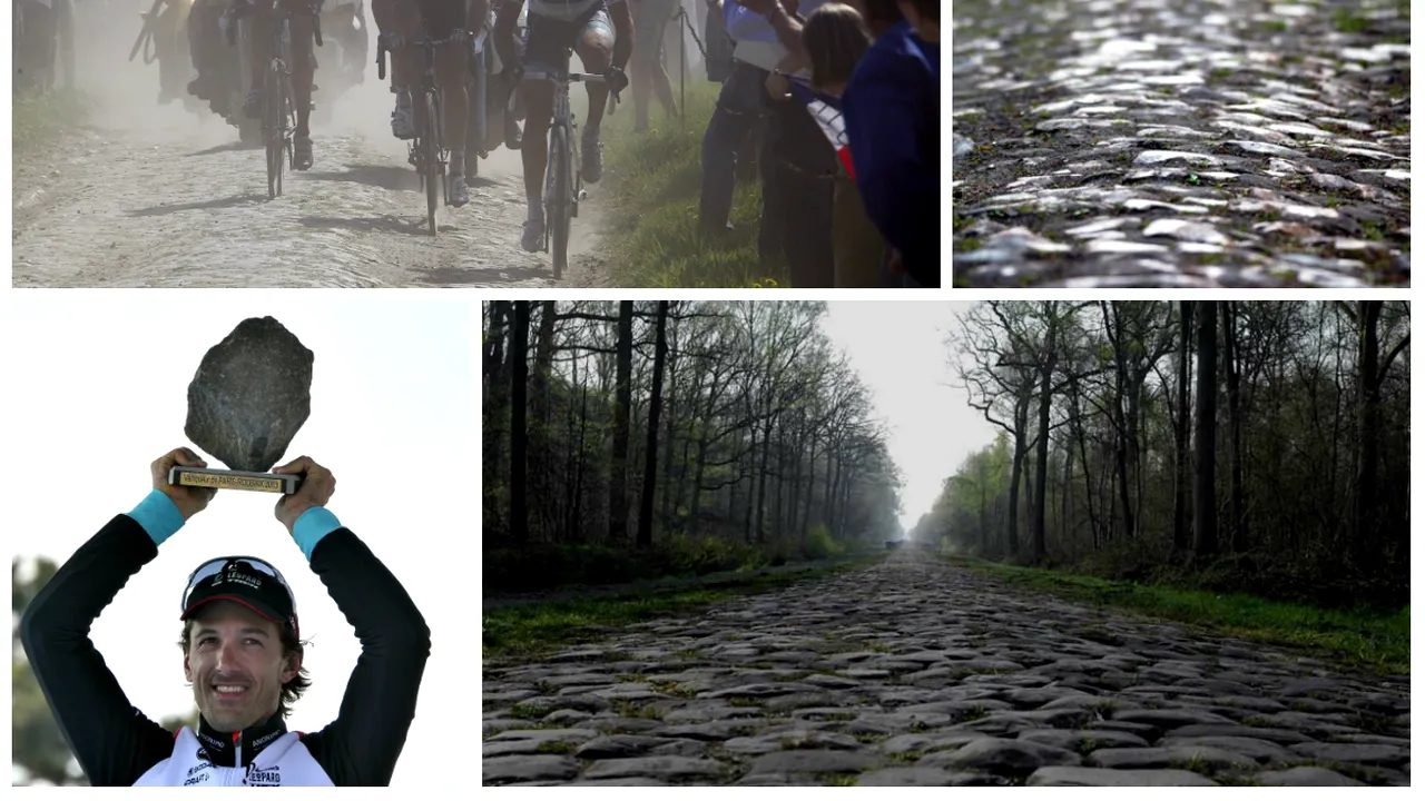 Chin și dramatism pe piatră cubică. Cancellara, marele favorit pentru a patra victorie în Paris-Roubaix. 