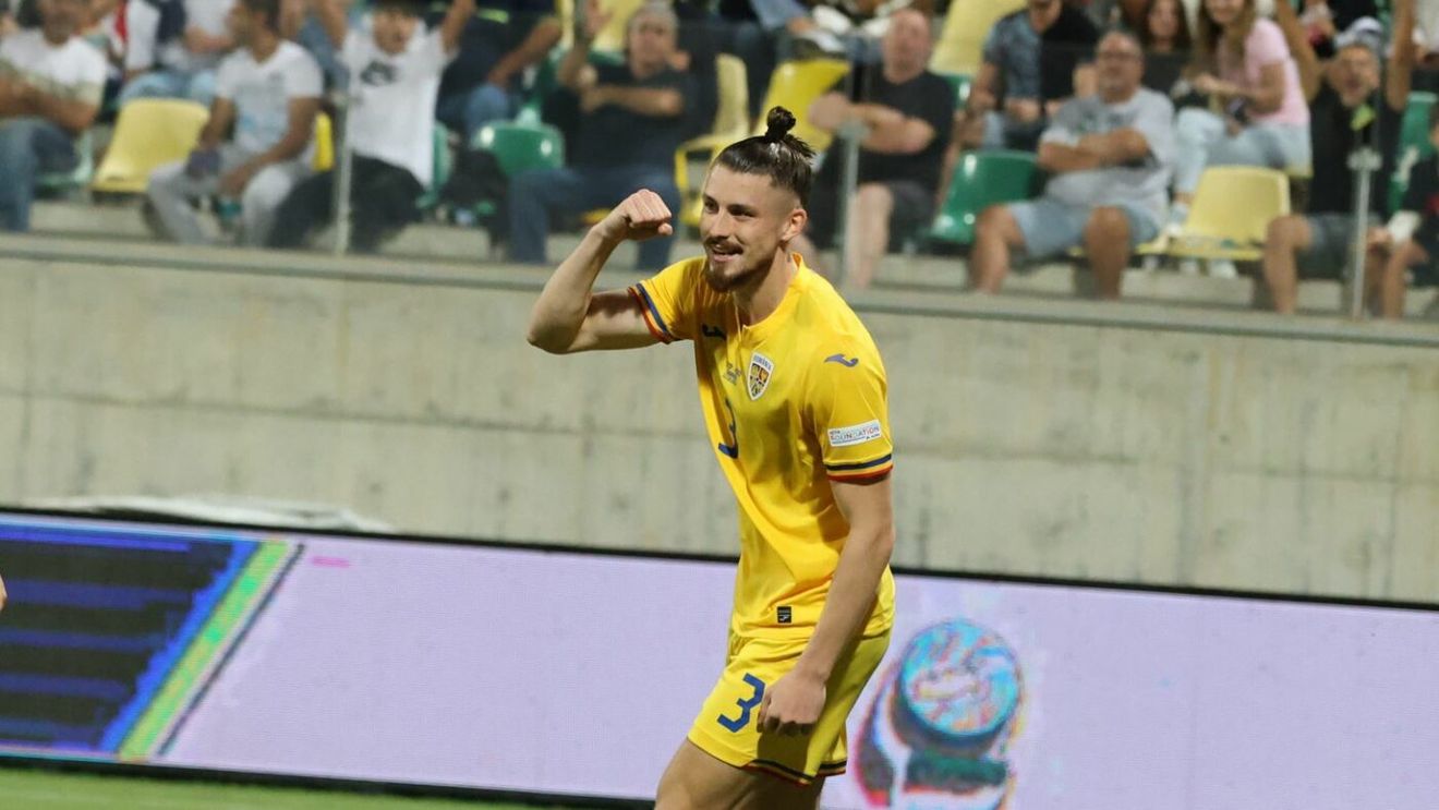 Ce a scris Tottenham Hotspur pe site-ul oficial al clubului despre Radu Drăgușin, după ce fundașul a marcat primul gol la națională, în Cipru - România 0-3