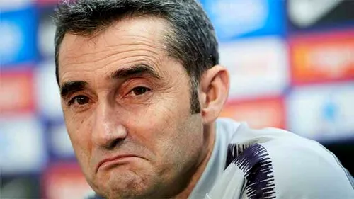 Meciul Real Madrid - Barcelona, din Cupa Regelui, va fi de două ori mai important pentru tehnicianul catalanilor. Valverde: 