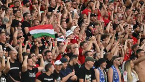 În sfârșit, românii vor fi de acord cu ungurii! Ce mesaj a afișat un fan maghiar, înaintea meciului cu Scoția, de la EURO!