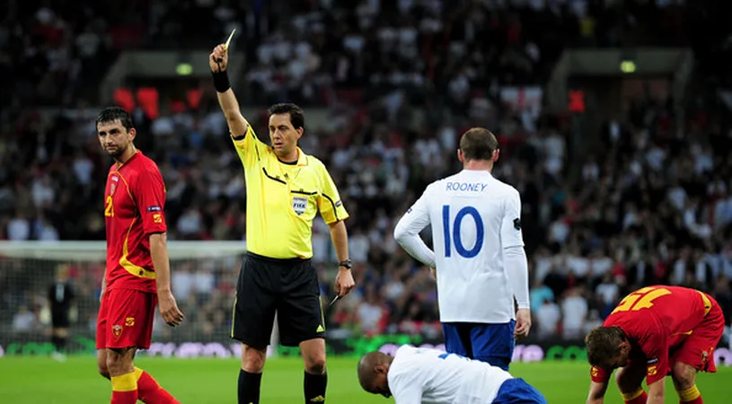 Germanul Manuel Grafe arbitrează meciul Benfica - Oțelul din Liga Campionilor