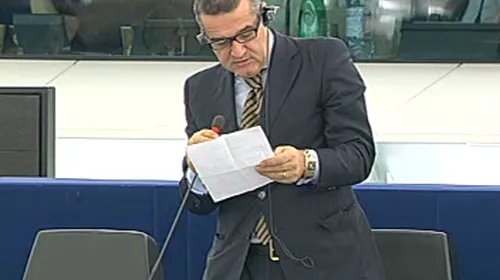 VIDEO** Superdiscursul lui Gigi Becali de la Strasbourg :)