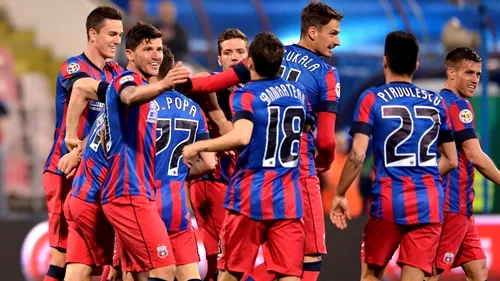 Steaua acceptă doar trei pierderi din primul 