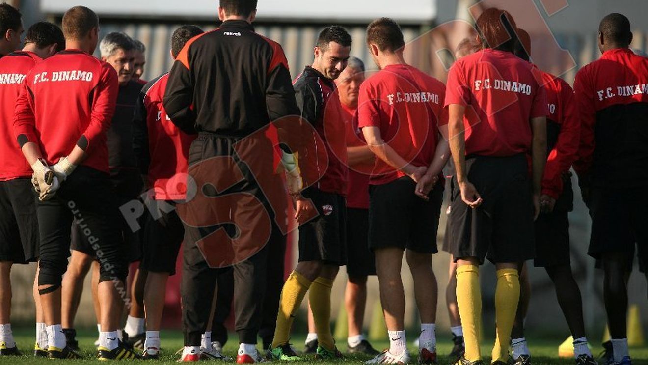 FOTO** Bordeanu, la primul antrenament cu Dinamo