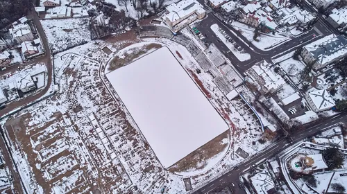 Situație incredibilă la Târgoviște: Chindia e pe drumuri, iar autoritățile cer sprijinul Guvernului pentru reabilitarea stadionului. Cum arată acum șantierul la noua arenă | VIDEO