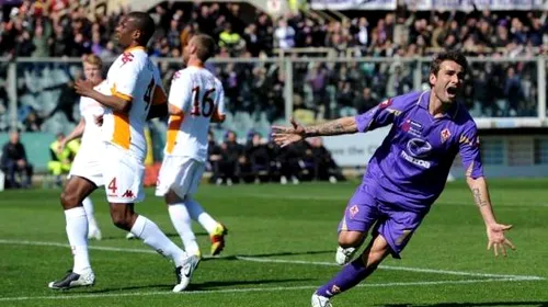 În „vână” pentru Bosnia** Mutu: gol și assist! Fiorentina – Roma 2-2