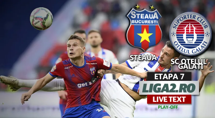 SC Oțelul smulge un punct din Ghencea, după ce Steaua a rămas în inferioritate numerică, la jocul în care în Ghencea s-a aniversat 37 de ani de la câștigarea Cupei Campionilor Europeni