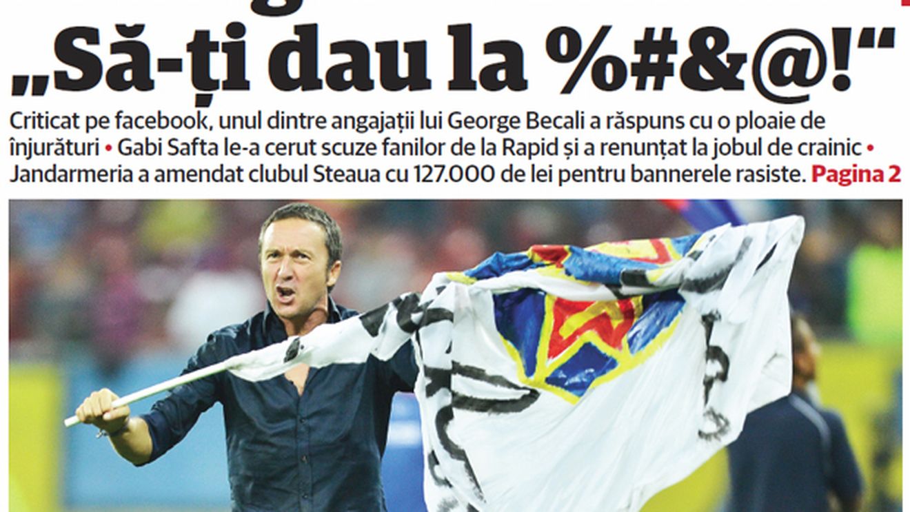 Steaua extremistă!** Un manager înjură ungurii pe Facebook, Safta a dat tonul scandărilor rasiste, cu Rapid