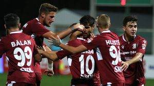 Rapid are probleme cu coronavirusul! Un jucător a fost testat pozitiv și izolat de urgență. Meciul cu ”FC U” Craiova, în pericol