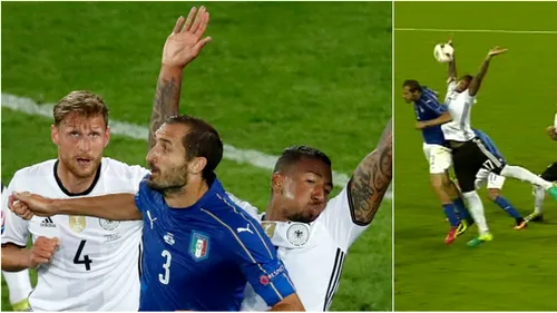 Penalty stupid comis de Boateng! FOTO | Cum s-a putut apăra neamțul în fața lui Chiellini. Cele mai tari glume apărute pe seama fundașului