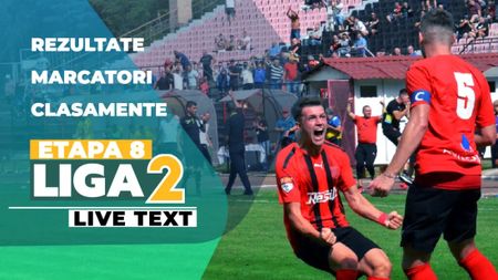 Liga 2, etapa 8. Liderul campionatului, pas greșit. Concordia Chiajna și FK Miercurea Ciuc s-au impus. Toate rezultatele