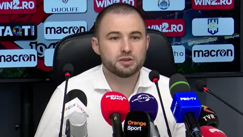 Vlad Iacob nu a mai putut răbda și a declanșat atacul împotriva acționarilor de la Dinamo: „S-a spus că aș pune presiune prin declarații”. VIDEO