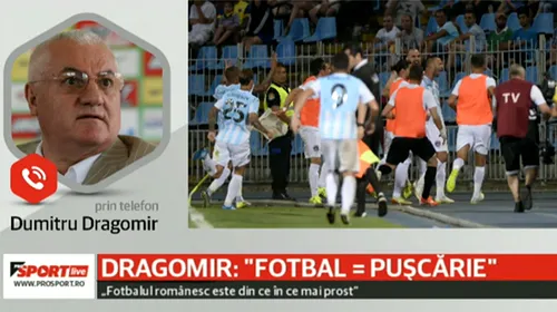 VIDEO EXCLUSIV | Dragomir pune un diagnostic grav: „Fotbalul românesc egal pușcărie. E din ce în ce mai prost!” Ce spune despre Steaua lui <i class='ep-highlight'>Rădoi</i>