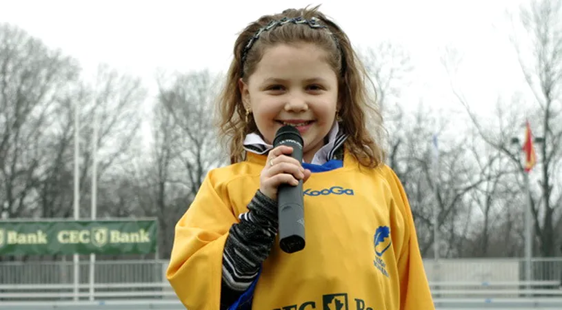 O cântăreață de 11 ani va interpreta imnul României înainte de meciul cu Spania