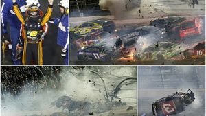 VIDEO | Aproape de o tragedie imensă în NASCAR! La peste 200 km/h, Austin Dillon a fost proiectat în zidul circuitului de la Daytona. 13 spectatori au fost răniți