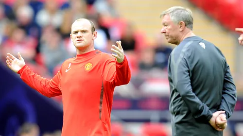 „I-am dat un SMS, dar nu a răspuns!”** Reacția lui Ferguson după ce Rooney a fost ELIMINAT în meciul cu Muntenegru