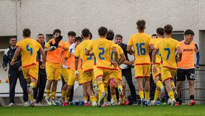 România U17, victorie de echipă mare! După egalul cu Franța, tricolorii mici au defilat