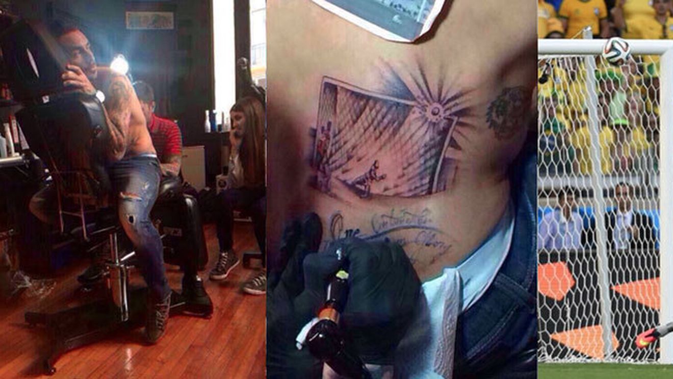 FOTO | Și-a tatuat cel mai dureros moment de la CM: "La un centimetru de glorie"