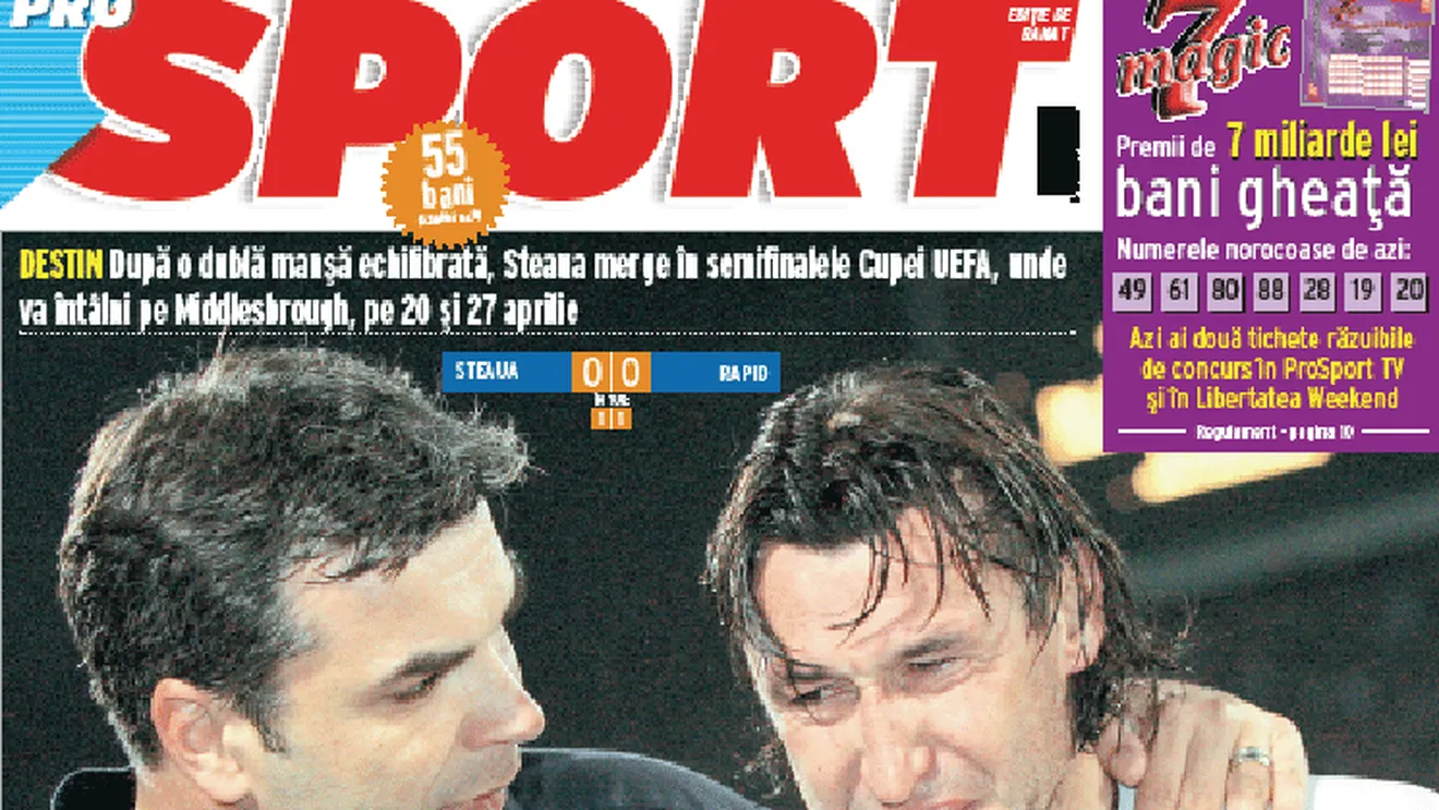 2006 - Steaua accede în semifinalele cupei UEFA