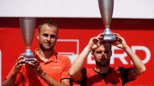 BRD Năstase Țiriac Trophy | Trofeul de la dublu nu pleacă nicăieri. Marius Copil și Adi Ungur, campionii cu nervi de oțel: de la wildcard, la cinci puncte de titlu refuzate adversarilor și victorie "de zece"
