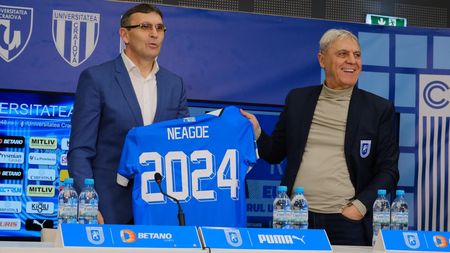 Universitatea Craiova i-a găsit înlocuitor lui Eugen Neagoe. „El e antrenorul principal!” Mihai Rotaru a anunțat când ar putea să stea „Geană” pe banca oltenilor