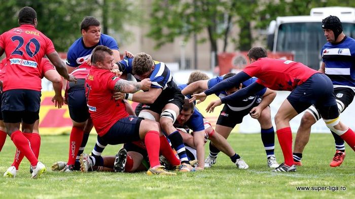 Steaua - CSM București, finala mică a SuperLigii de rugby, va avea loc pe Stadionul Ghencea 