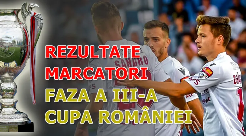 Cupa României, turul 3 |** Rapid și Steaua se califică mai departe și s-ar putea întâlni în faza următoare. Liderul Ligii 2, Pandurii și Viitorul Pandurii, eliminate