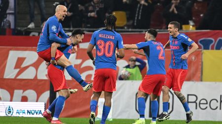 Adrian Şut, ce torpilă! Execuție formidabilă în FCSB - Universitatea Craiova: gol cu stângul, de la 25 de metri!