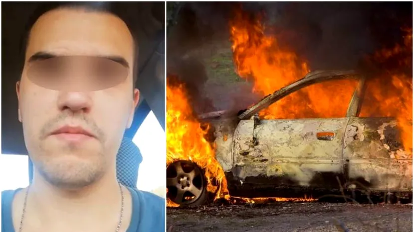 Un tânăr din Medgidia și-a dat foc în mașină, pe Autostrada Soarelui! Motivul pentru care a recurs la acest gest nebunesc