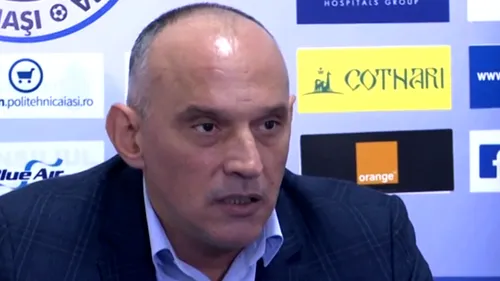 Reacția lui Prunea după victoria lui CSM Poli Iași în derby-ul Moldovei: 