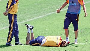 Lovitura la cap i-a agravat starea jucătorului lui Stuttgart