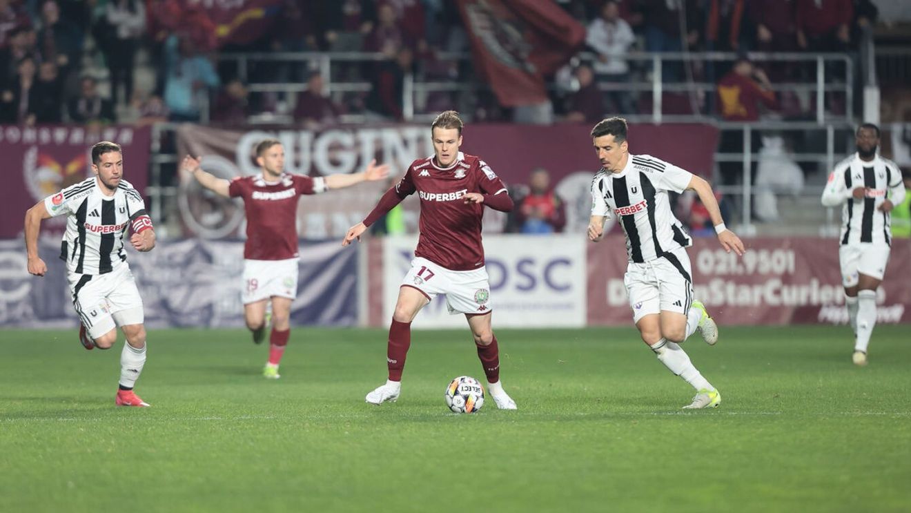 Rapid București - U Cluj 0-2, în etapa 5 din play-off-ul Superligii. Sabău îl învinge pentru a treia oară în acest sezon pe Șumudică
