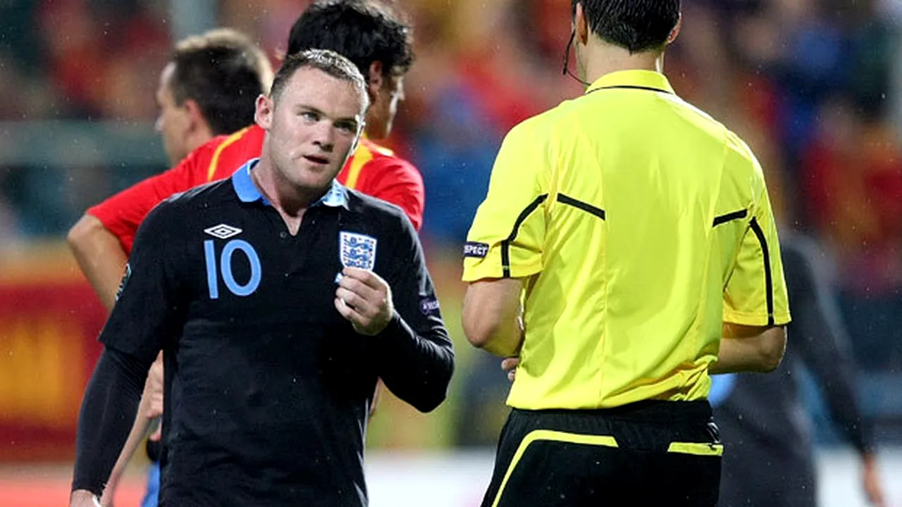 Au înlocuit bucuria cu criticile!** Rooney e sub tir mediatic după eliminarea din meciul cu Muntenegru, Fabio Capello a sărit și el