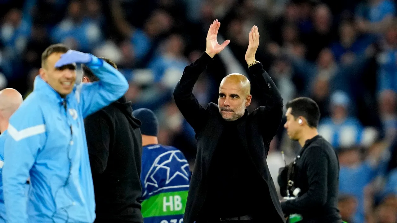 Pep Guardiola, reacție triumfătoare după ce Manchester City a spulberat-o pe Real Madrid cu 4-0! „Anul trecut puteam să le dăm 7! Am jucat cu durerea de atunci!”. Ce jucător consideră că este mai important decât Haaland? Disclaimer: nu e Bernardo Silva!